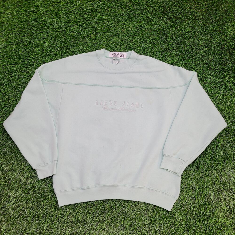 Vintage Y2K GUESS Sweatshirt Women M 20x23 Georges-Marciano